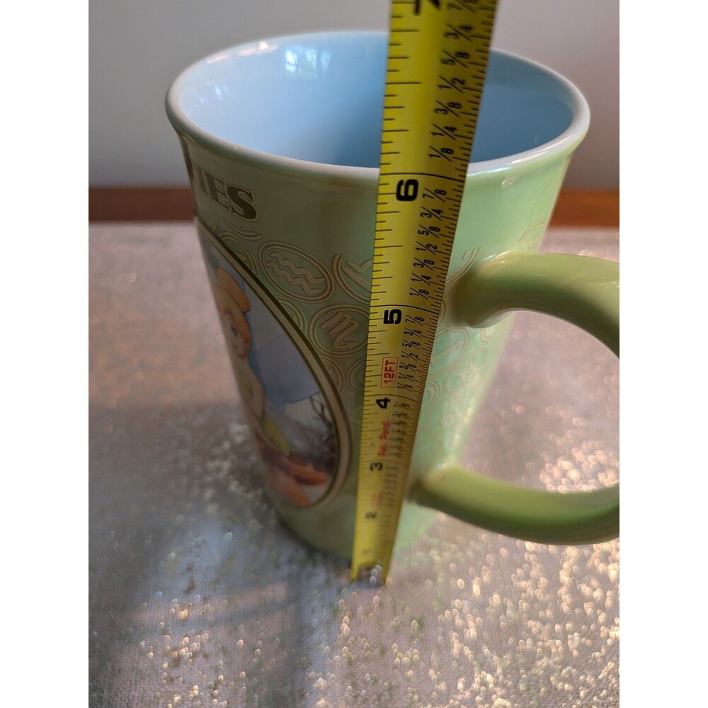 Disney Aries Tinkerbell Zodiac Signs 16oz. Green Coffee Mug Peter Pan - Picture 7 of 8